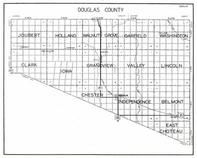 Douglas County, Joubert, Holland, Independence, Armour, Walnut Grove, Garfield, South Dakota State Atlas 1930c